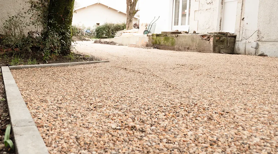 Création d&rsquo;un parking perméable et aménagement d&rsquo;accès à Gradignan (Bordeaux)
