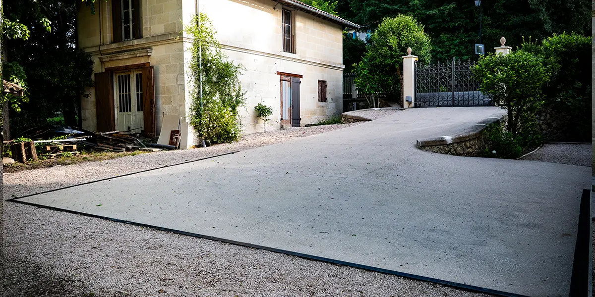 Edgard Travaux Publics : Aménagement d&rsquo;une voie d&rsquo;accès complète à Cambes
